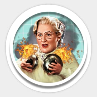 Mrs Doubtfire Sticker